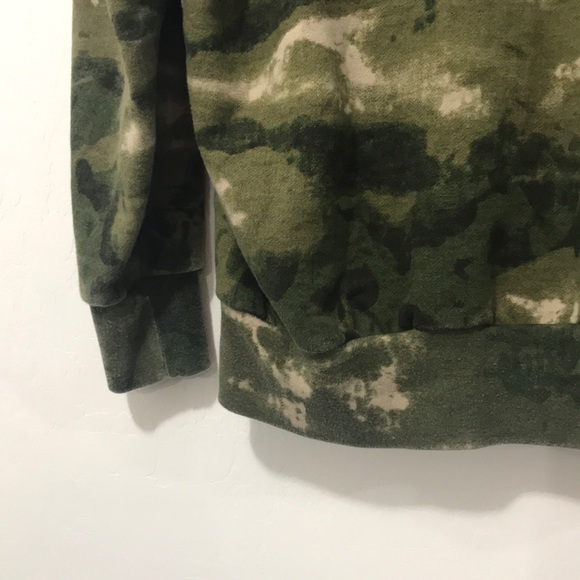 Camo Army ZIP Up Hooded Sweater Sweatshirt - Picture 8 of 11